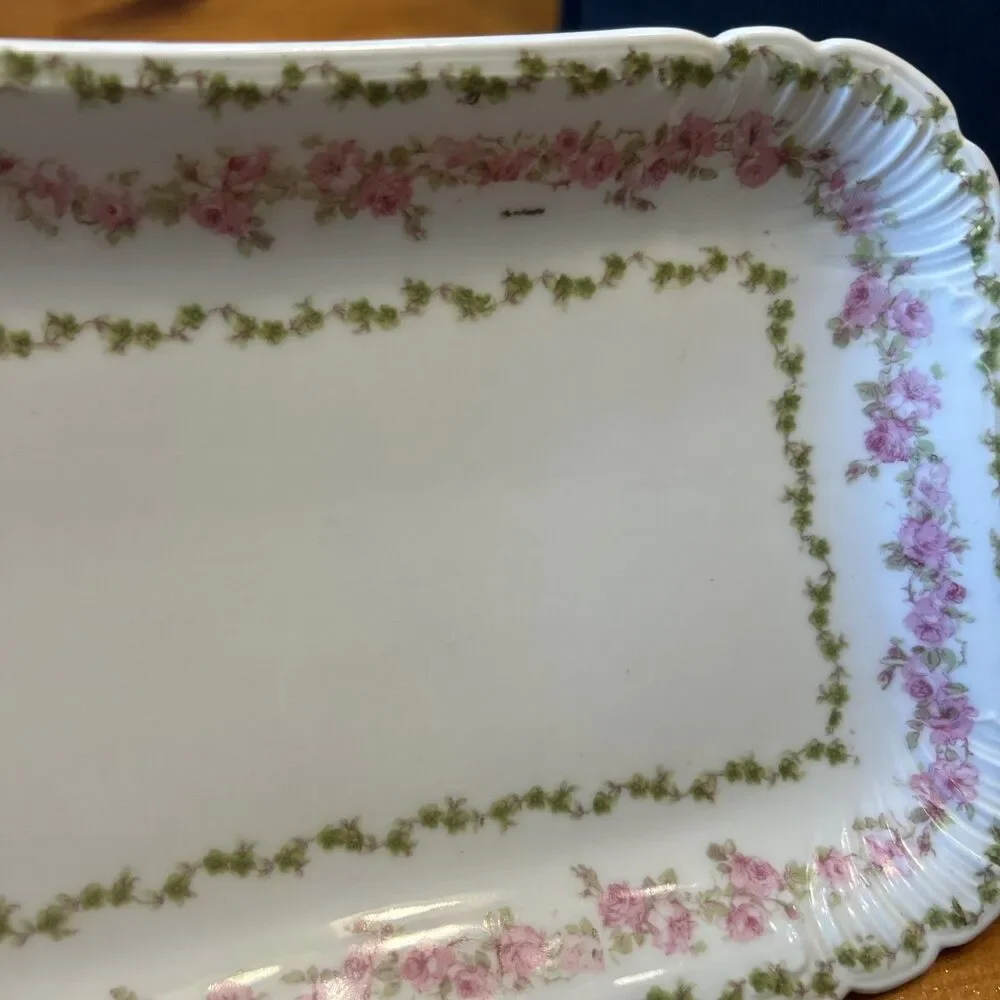 Cottagecore French Chic Floral GDA Limoges Porcelain Tray-Hotel Hillman, AL - Picture 8 of 8